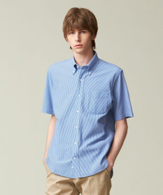 J.PRESS MEN 【夏に嬉しい高機能】カノコインレイ マイクロストライプパッチポケット シャツ/B.D.