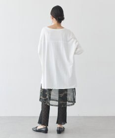 earth music&ecology レースフレアパンツ