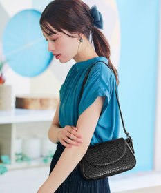 Tiaclasse 【安田美沙子さん着用・2TYPE肩紐/ショルダー&斜め掛け】フラップミニバッグ