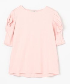 ANY シルケットスムース ツイストタックスリーブトップス