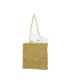 ROOTOTE 1091【手編みカゴバッグ風】SC.トール.クロッシュメタリック-A