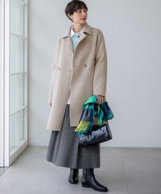 23区 S 【洗える】カシミヤブレンド ケーブルニットカーディガン