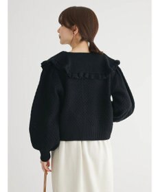 Green Parks ・Ｐｅｔｉｔ　Ｆｌｅｕｒ　ビッグカラーニットカーデ