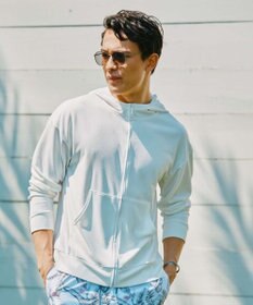 San-ai Resort（三愛水着楽園） ★新色ブルー入荷【UPF50＋】　ユニセックス　サーマルラッシュパーカー　S・M・L　【Reir（レイール）】