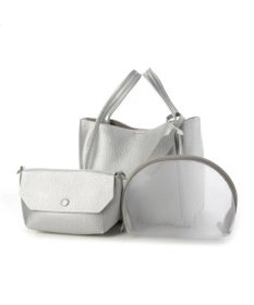 UNBILLION カシュカシュ cachecache / ミニショルダー付きソフトレザー調ミニトートバッグ