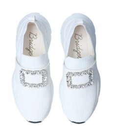 Bridget Birkin 【Bridget Birkin】ビジューバックルニットスニーカー