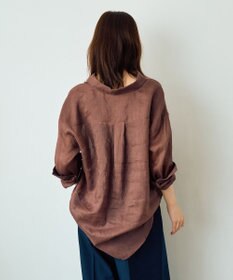 YECCA VECCA 3wayシアーリネンシャツ