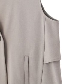 Green Parks イージーケアバックフリルジレ