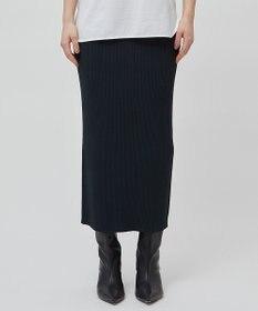 BEIGE， 【洗える】LAURA / Iラインリブスカート