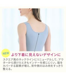 BRADELIS New York 【BRADELIS NewYork peace】綿混楽々バストキープブラキャミ24 ブラデリス 綿混素材で快適に補正 ブラトップ DB524203