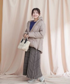 Tiaclasse 【安田美沙子さん着用・4way】ストレッチタフタショートダウン