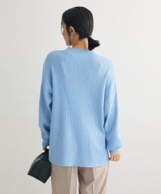 Green Parks 洗えるボトルネックリブニットプルオーバー