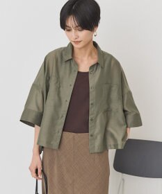 AMERICAN HOLIC 【先行予約】【WEB限定】Wポケットシアー半袖シャツ