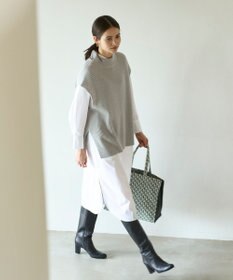 UNFILO イージーケア シャツワンピース