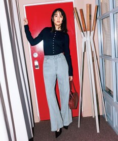 UNFILO UNFILO DENIM バギー アイスブルー