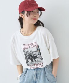 earth music&ecology 【接触冷感】アソートプリントレギュラースリットＴｅｅ