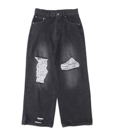 WEGO スーパーバギーダメージデニムパンツ