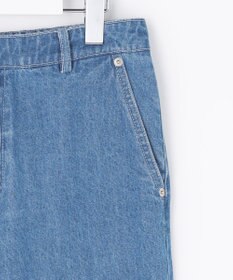 J.PRESS LADIES コットンリネン 7oz デニム セミワイド パンツ