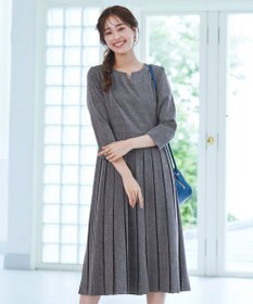 Tiaclasse 【洗える】プリーツワンピース