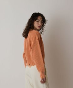 GRACE CONTINENTAL ピグメントニットトップ