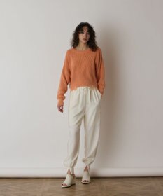 GRACE CONTINENTAL ピグメントニットトップ