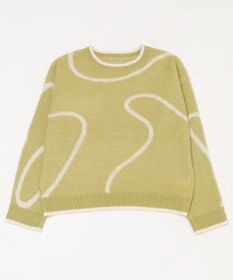 WEGO 【25年秋冬新作】ニュアンスライン配色プルオーバー