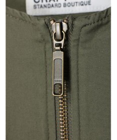 CRAFT STANDARD BOUTIQUE コットンギャバジンノーカラーＺＩＰブルゾン
