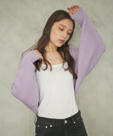 #Newans 【洗える】エアリーウールボレロカーディガン