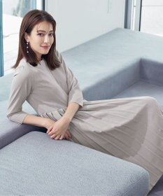 Tiaclasse 【洗える】プリーツワンピース