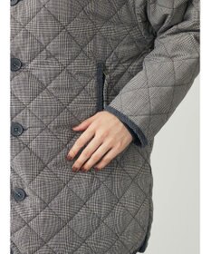 Green Parks キルティングノーカラーブルゾン