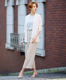 ICB L 【接触冷感・洗える】PINION ショートカーディガン