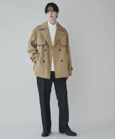 WEGO 【ユニセックス着用ITEM】ショートトレンチジャケット