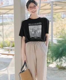 Tiaclasse L 【おのののかさん着用】「サマケア」グラフィックプリントTシャツ