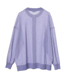 earth music&ecology シアーニットカーディガン