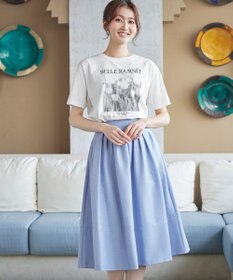 Tiaclasse L 【おのののかさん着用】「サマケア」グラフィックプリントTシャツ