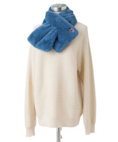 MOONBAT MACKINTOSH PHILOSOPHY バッキンガムベア付きフェイクファーマフラー