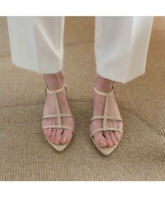 MODE ET JACOMO <carino>ポインテッドトゥTストラップサンダル