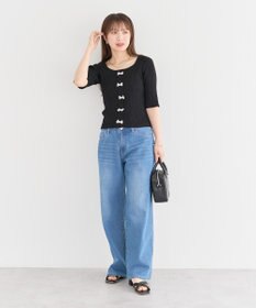 Green Parks ・ＥＬＥＮＣＡＲＥ　ＤＵＥ　Ｗウエストデニムパンツ