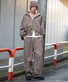 WEGO 【ユニセックス着用ITEM/MLサイズ展開】スウィッチングZIPパーカー