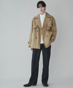 WEGO 【ユニセックス着用ITEM】ショートトレンチジャケット
