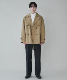WEGO 【ユニセックス着用ITEM】ショートトレンチジャケット