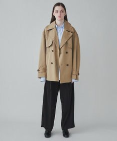 WEGO 【ユニセックス着用ITEM】ショートトレンチジャケット