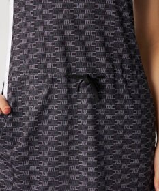 FILA GOLF／marie claire 【Marie claire sports】ロゴ柄ハーフジップチュニック