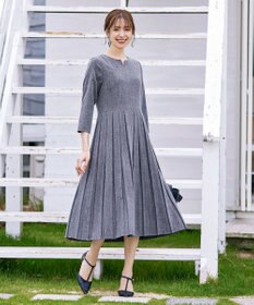 Tiaclasse 【洗える】プリーツワンピース