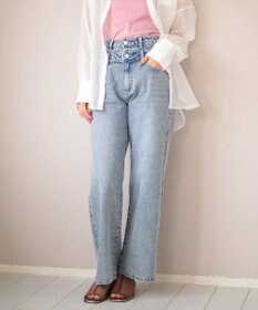 Green Parks ・ＥＬＥＮＣＡＲＥ　ＤＵＥ　Ｗウエストデニムパンツ