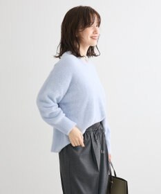 Green Parks シャギークルーネックニットプルオーバー