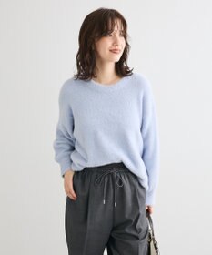 Green Parks シャギークルーネックニットプルオーバー