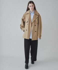 WEGO 【ユニセックス着用ITEM】ショートトレンチジャケット