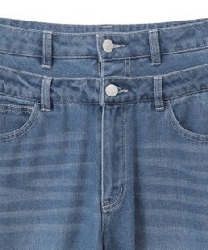 Green Parks ・ＥＬＥＮＣＡＲＥ　ＤＵＥ　Ｗウエストデニムパンツ