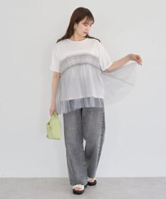 Green Parks ・ＥＬＥＮＣＡＲＥ　ＤＵＥ　Ｗウエストデニムパンツ